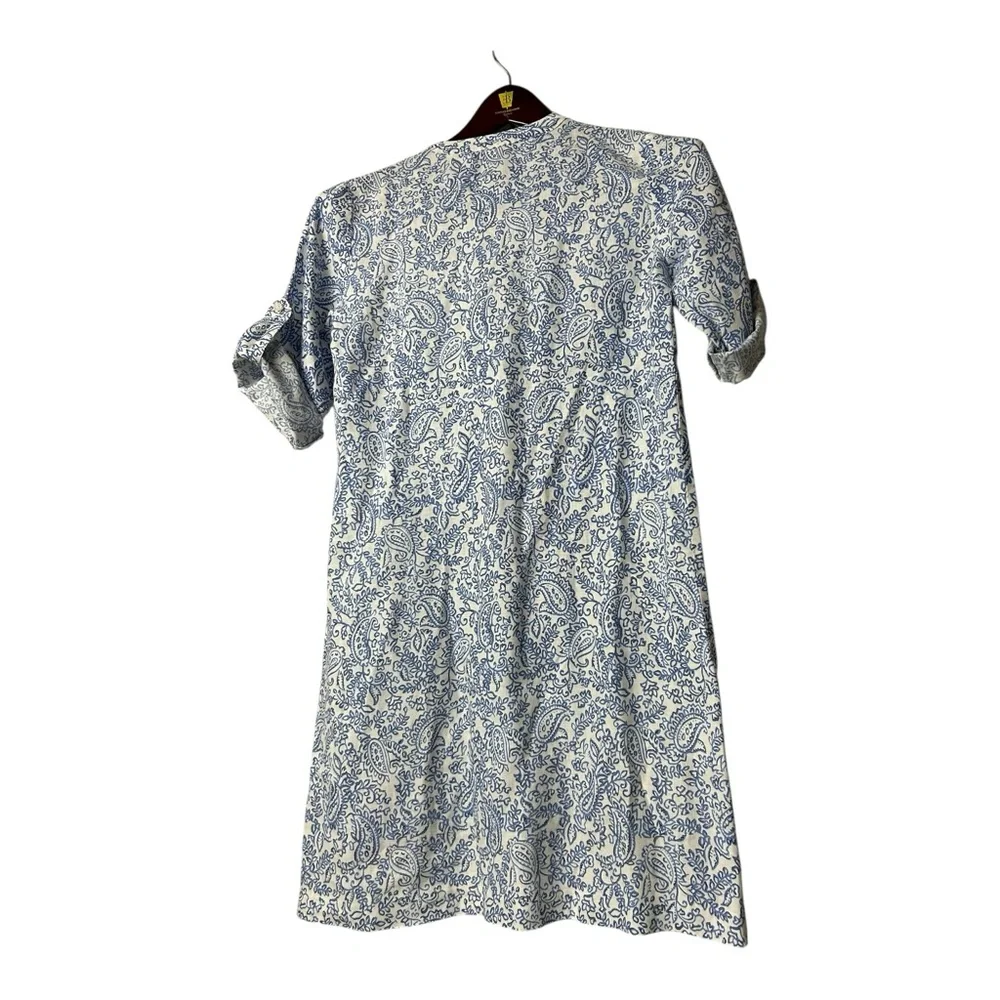 J. McLaughlin Blue Riviera 100% Linen Dress
paisley pintuck Dress size XS - Picture 5 of 9